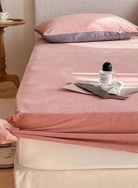 类国外床笠单件double澳洲single床垫queen加高king