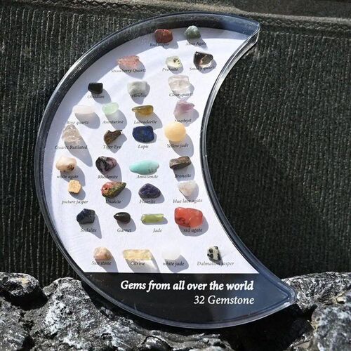 36/32 Assorted Natural Gem Sets NEW Crystal Rock Collection