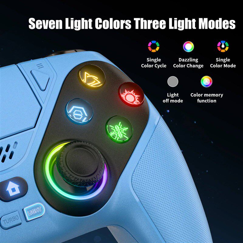 Wireless Controller For Ps5/Ps5 Pro/Ps5 Slim/Pc With Hall Jo - 实物图