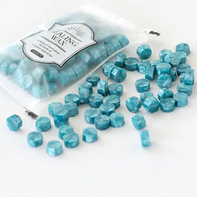 100Pcs/Bag Vintage Wax Seal Colored Wax Beads scrapbook Octa