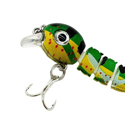 Fishing Lures Bait for Bass Trout Bionic 5 Section Fish Bait