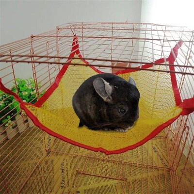 Rodent Hammock Square Shape Summer Breathable Mesh Bed