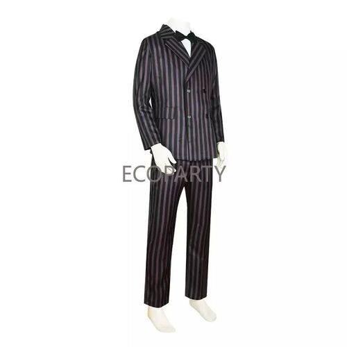 Wednesday Addams Family Gomez Cosplay Costume Wig Men Classi