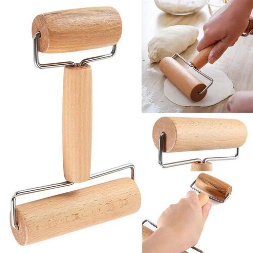 Rolling Pin Pastry and Pizza Baker Cookies Crush Baking Roll