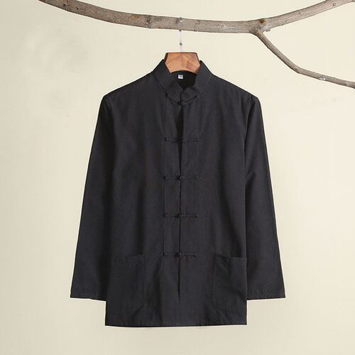 Umorden Cotton Traditional Chinese Tang Suit Top Clothes Men
