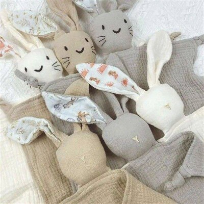 11UC Baby Security Blanket Soothe Appease Towel Soft Cotton