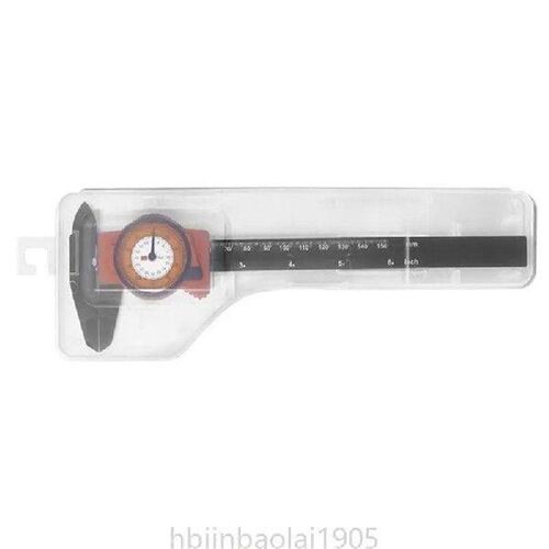 E74E 150MM Plastic Dial Vernier Caliper Ruler Vernier