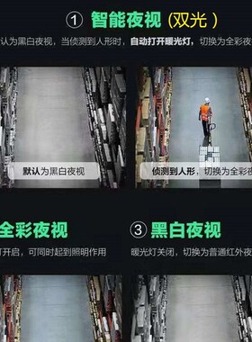 0万网络摄像头监控POE国标H25半球0万光I人形室内顶0万