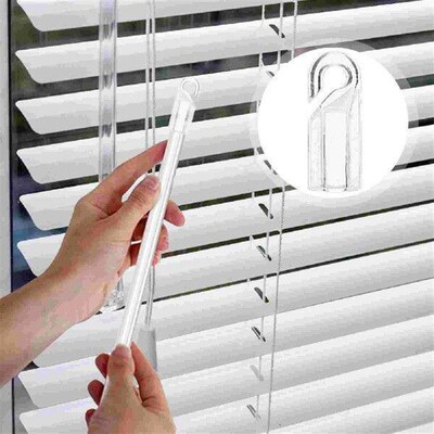 Venetian Blind Handle Wand Hooks Tip Curtain Rod Hanger