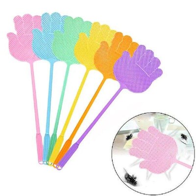 Creative Palm Fly Swatter Manual Model Plastic Fly