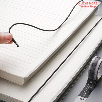 160 Pages Thickened Simple Notebook A5 Horizontal Grid Book