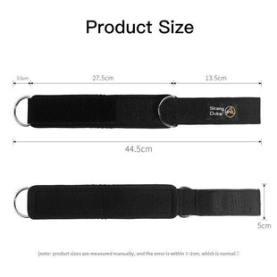 Gym Ankle Strap Padded Weight Leg Training脚环踝绑腿扣Brace