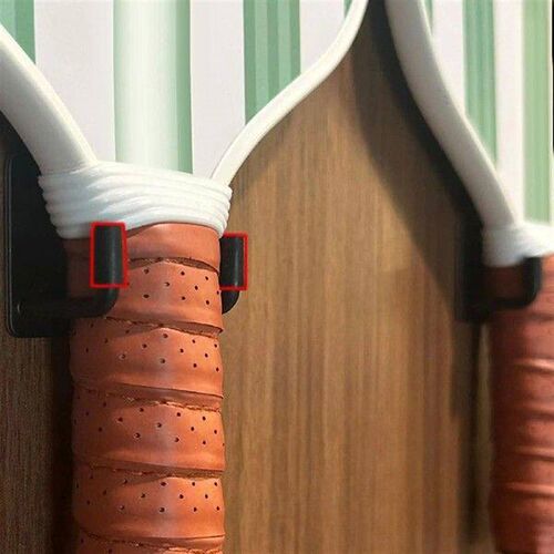 2x Pickleball Paddle Rack Holds Accessories Hangers