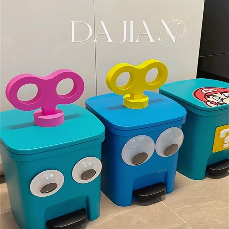 可爱垃圾桶创意家居客厅大型落地摆件卧室装饰品儿童房间温馨布置,家居饰品,落地摆件,淘宝优惠券,粉丝福利购,淘宝优惠卷
