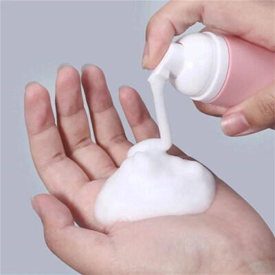 60ml Small Foam Dispenser Plastic Pump Frosted Bottles Mini
