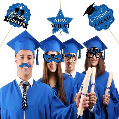 30 pieces of  Black and Blue Graduation Season Photography