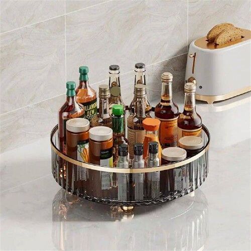 Easy-access Storage Solution 360-degree Rotating Spice Rack