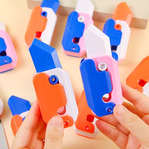 3D Gravity Knife Radish Knife Stress Relief Toy 3D Printed R