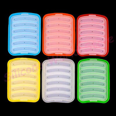 Silicone World DIY Silicone Sausage Molds With Lid Baby Comp