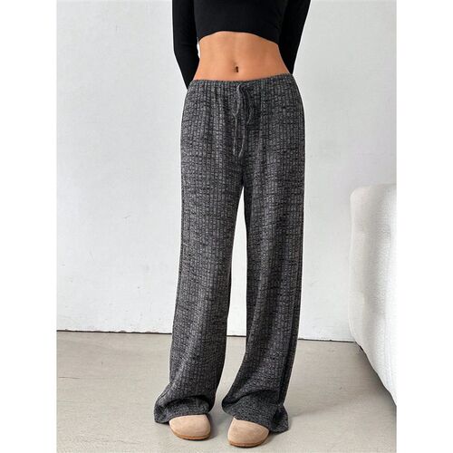 2025 autumn and winter womens new casual striped solid colo