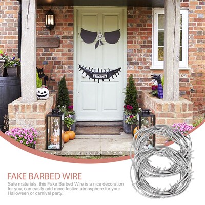 Barbed Wire Wires Fake Halloween Party Props House Haunted B