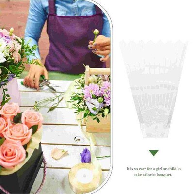 100 Pcs Flower Packing Paper for Packaging Colored Bouquets