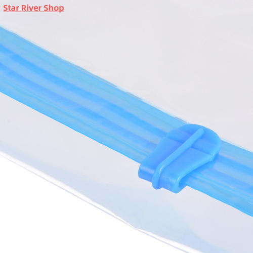 Convenient Vacuum Bag Storage Home Organizer Transparent Clo
