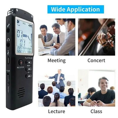 Digital Voice Recorder Audio Pen Microphone MP3 Player Telep