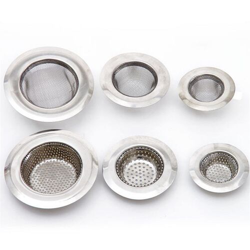New Kitchen Sink Strainer Stainless Steel Flume Filter Mesh