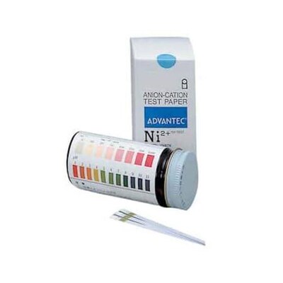 Advantec 07030070 Test Strips, Nickel Check (Ni2+), 0 to