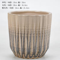 large flower pot plastic  es green  POTS thumbnail 5