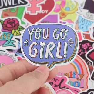 2022 Ransitute R1020 35pcs/set Feminist Themes Cartoon