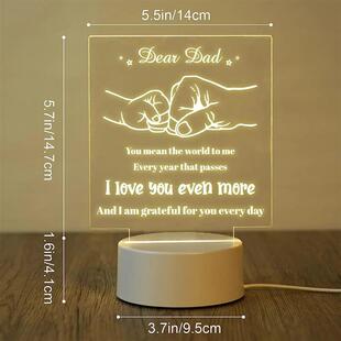 3D Night Light Dad Gifts Lamp to My Dad Gift from Daughter S