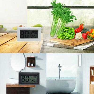 Mini Digital Thermometer LCD Convenient Temperature and Humi
