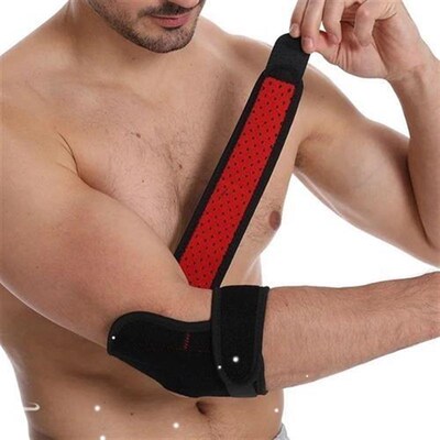 1Pcs Adjustable Elbow Support for Men Spring Elbow Brace Art