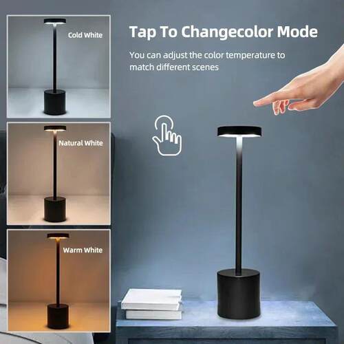 Simple Touch Sensor LED Table Lamp Rechargeable Desk Lamp 3C