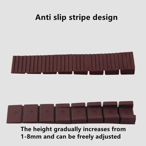 New 10Pcs Furniture Plastic Shims For Leveling Weight Capaci