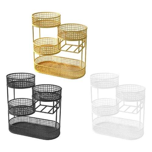 Countertop Fruit Basket Serving Bowl, Space Saver Stand,