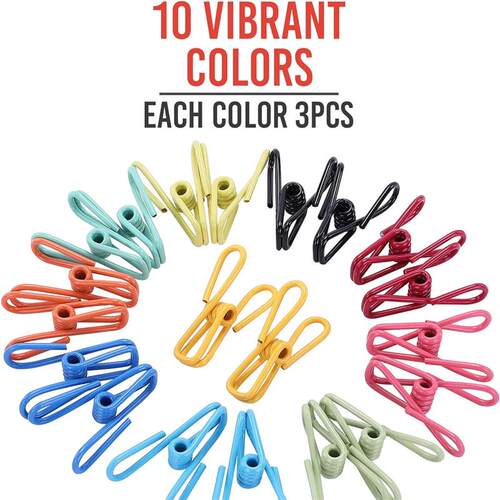 Assorted Chip Bag Clips Pin  Paper Holder Clothesline