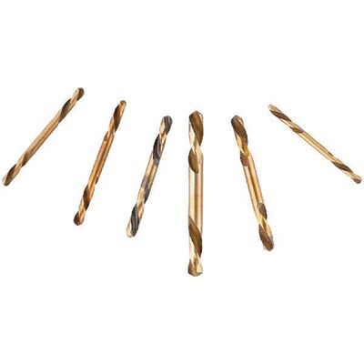6PCS Auger Drill Bit Set HSS Double-Headed Double Ended