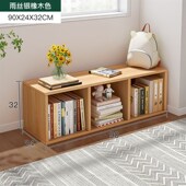 客厅书柜置物架落地家用矮柜学生收纳柜八格柜组合柜储物柜子书架