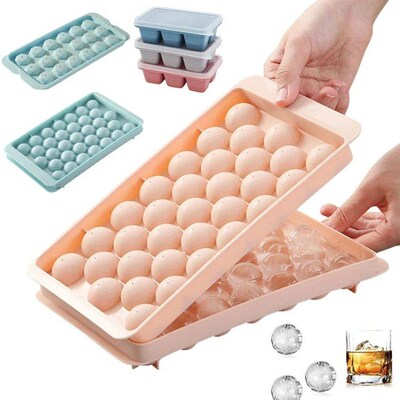 33 Grids Plastic Round Ball Ice Box Round Ice Ball Ice Tray