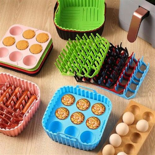 Air Fryer Silicone Baking Tray Cake Baking Silicone Tray