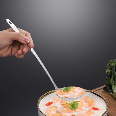Kitchenware Thick NonMagnetic Stainless steel Spoon Ladle So