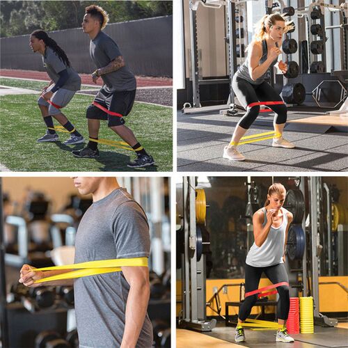 Exercise Resistance Bands Fitness Rubber Yoga Elastic Band