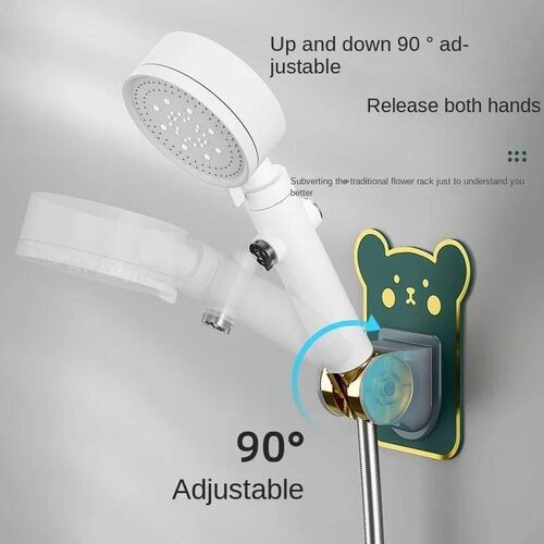 1PC Universer Hand Shower Head Bracket Punch Free  Bathroom