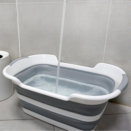 None Multifuntional Children Wash Tub Foldable Clothes Baske
