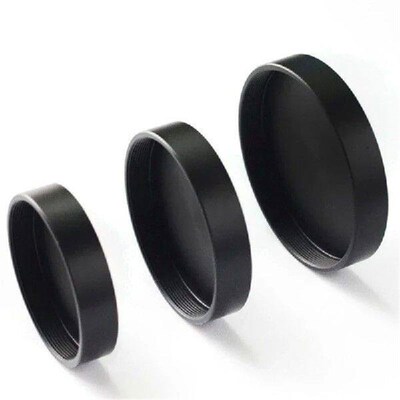 Astronomical Lens Caps Black Aluminum Lens Dust Cover
