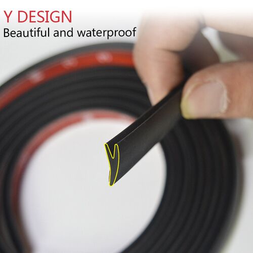 Y Car Window Seal Strips Auto Windshield Gap Sealing Strip W