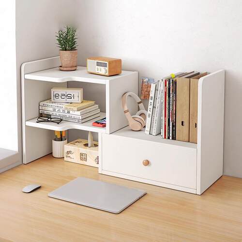 Desktop bookshelf shelf table home storage shelf Student des